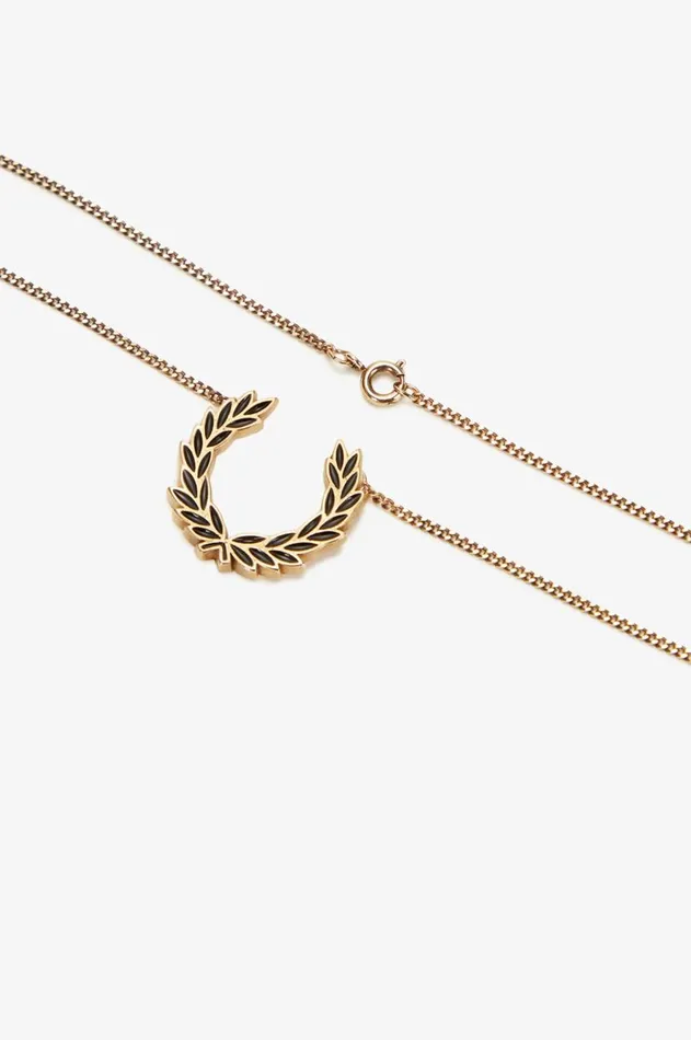 MenWomen Other Accessories Fred Perry Laurel Wreath Necklace Gold
