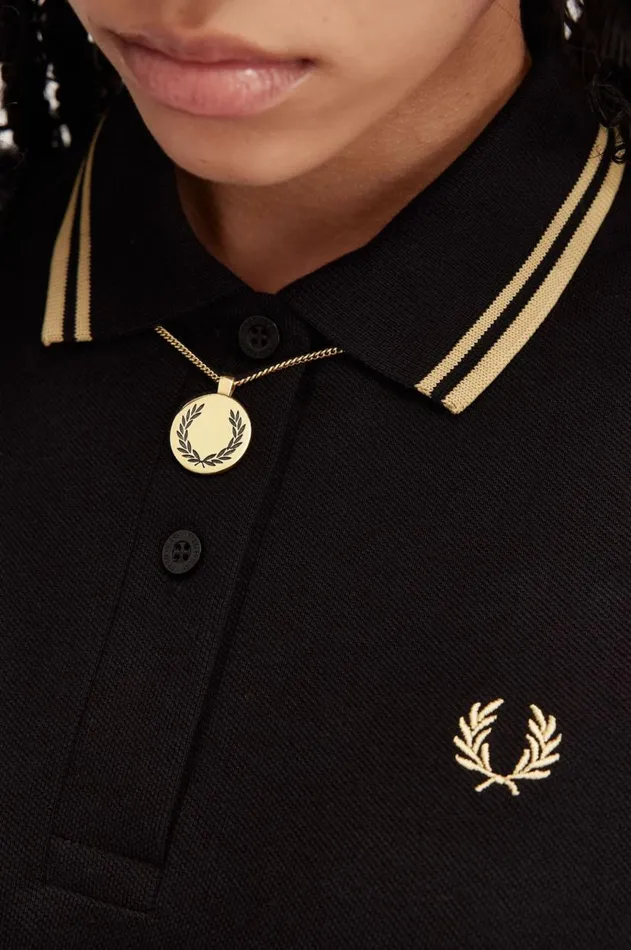 MenWomen Other Accessories Fred Perry Laurel Wreath Pendant Necklace Gold