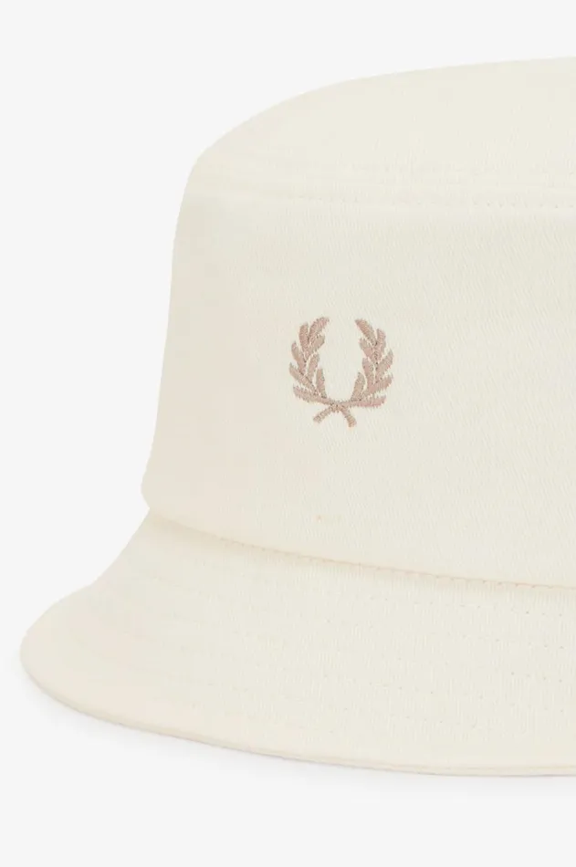 MenWomen Other Accessories Fred Perry Washed Twill Bucket Hat Ecru