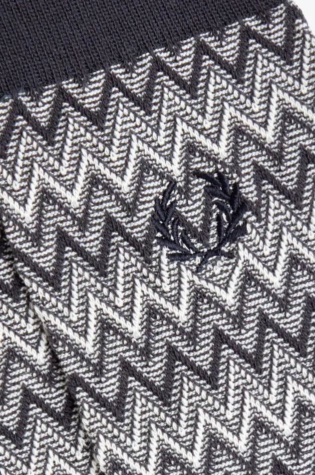 MenWomen Other Accessories Fred Perry ZigZag Sock Anchor Grey