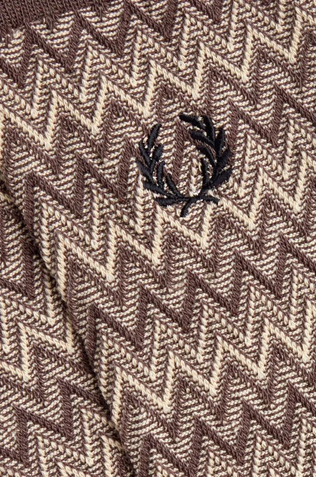 MenWomen Other Accessories Fred Perry ZigZag Sock Carrington Brick