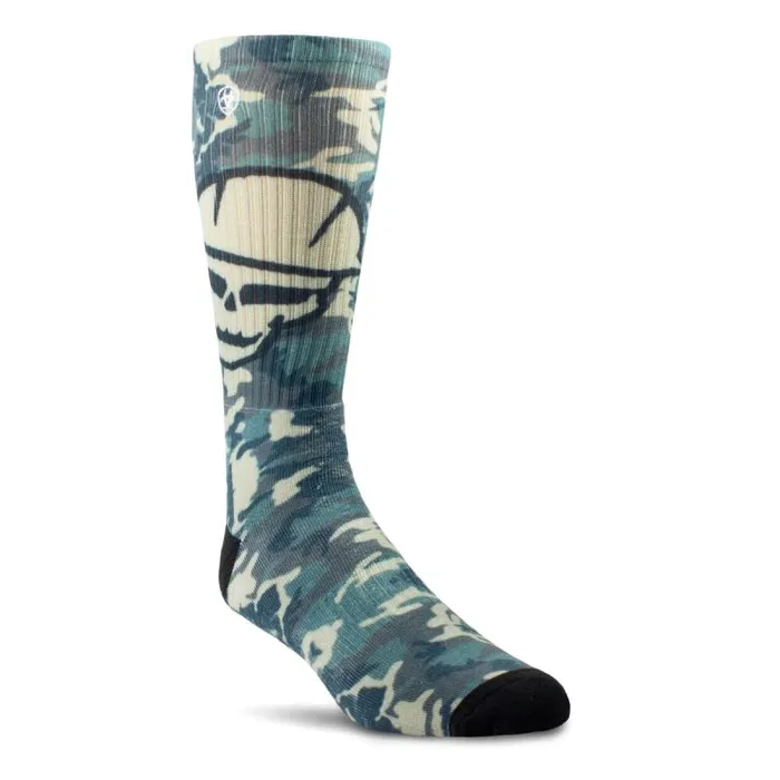 MenWomen Socks Ariat Roughneck Graphic Crew Work Sock 2 Pair Multi Color Pack MenWomen Socks Ariat Roughneck Graphic Crew Work Sock 2 Pair Multi Color Pack