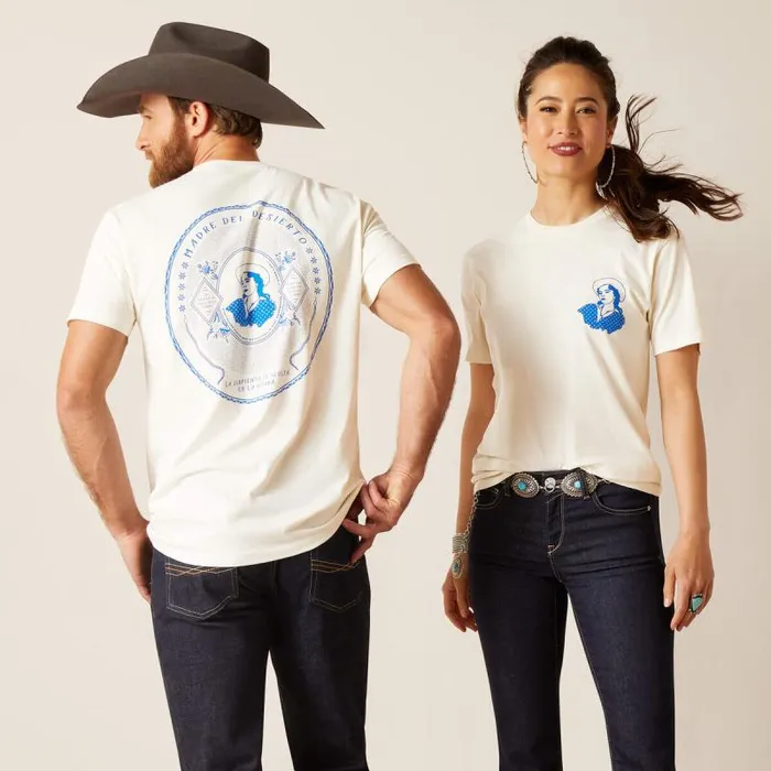 MenWomen TShirts and Polos Ariat Sendero Senorita TShirt Off White