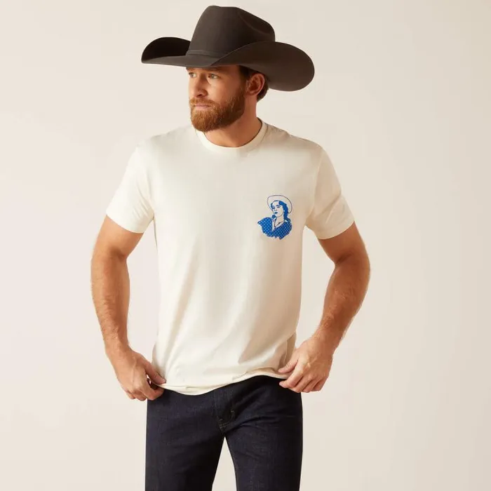 MenWomen TShirts and Polos Ariat Sendero Senorita TShirt Off White