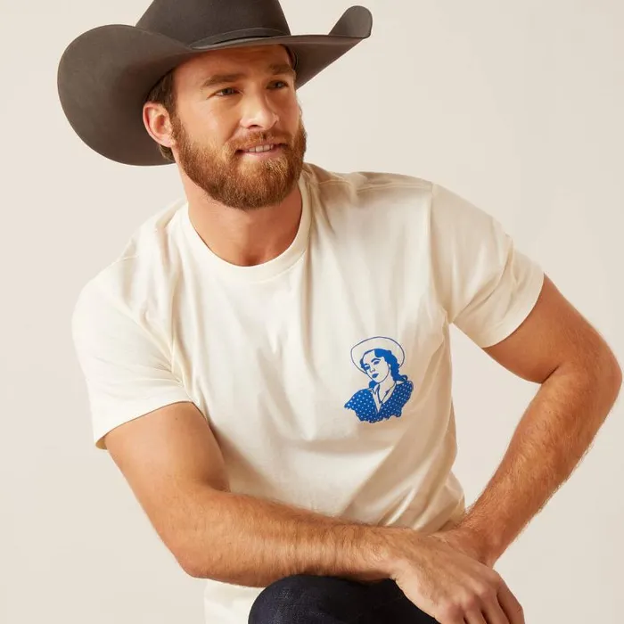 MenWomen TShirts and Polos Ariat Sendero Senorita TShirt Off White