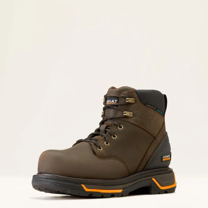Men Work Boots Ariat Big Rig 6034 Waterproof Composite Toe Work Boot Iron Coffee Men Work Boots Ariat Big Rig 6034 Waterproof Composite Toe Work Boot Iron Coffee