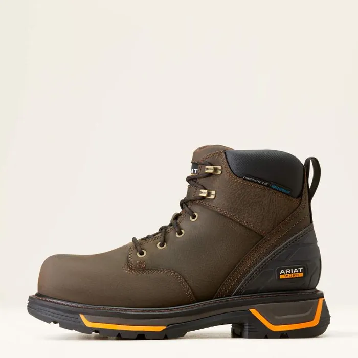 Men Work Boots Ariat Big Rig 6034 Waterproof Composite Toe Work Boot Iron Coffee Men Work Boots Ariat Big Rig 6034 Waterproof Composite Toe Work Boot Iron Coffee