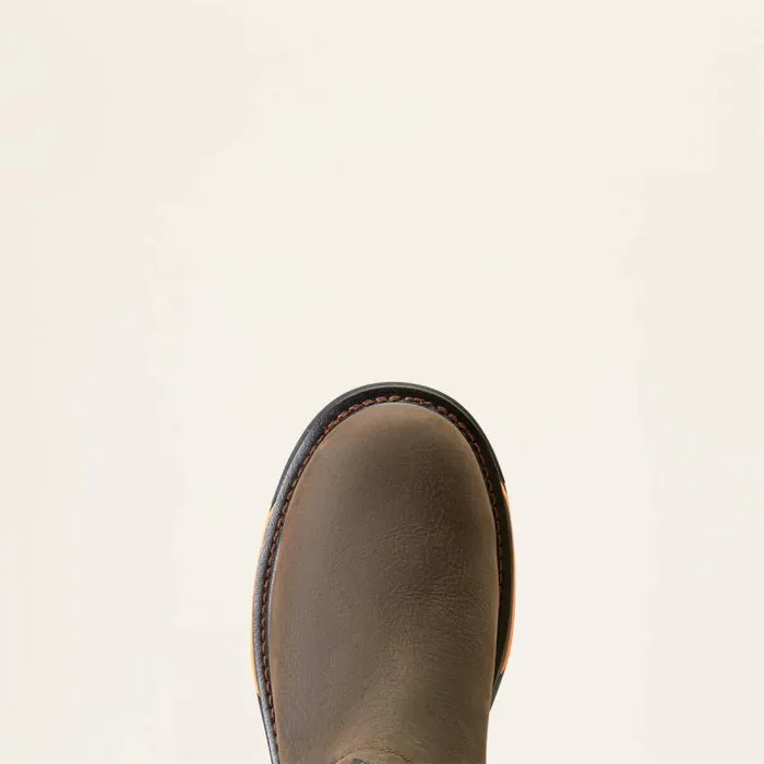 Men Work Boots Ariat Big Rig Chelsea Waterproof Work Boot Iron Coffee Men Work Boots Ariat Big Rig Chelsea Waterproof Work Boot Iron Coffee