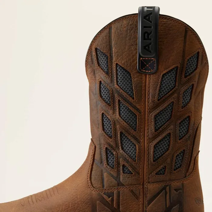 Men Work Boots Ariat Big Rig Tread VentTEK Composite Toe Work Boot Earthgraphite