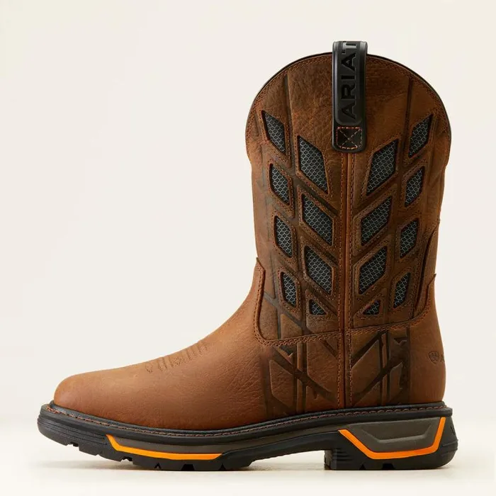 Men Work Boots Ariat Big Rig Tread VentTEK Work Boot Earthgraphite