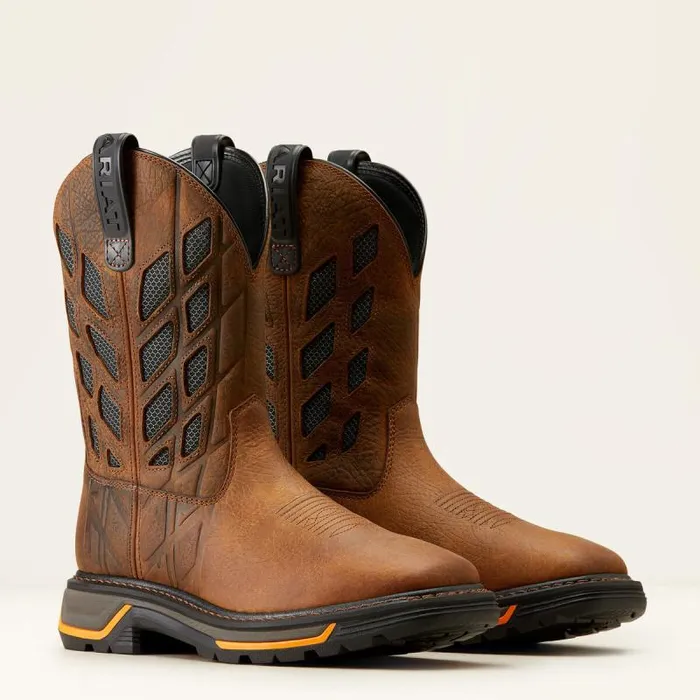 Men Work Boots Ariat Big Rig Tread VentTEK Work Boot Earthgraphite