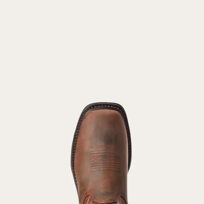 Men Work Boots Ariat Big Rig Waterproof Work Boot Dark Brown Men Work Boots Ariat Big Rig Waterproof Work Boot Dark Brown