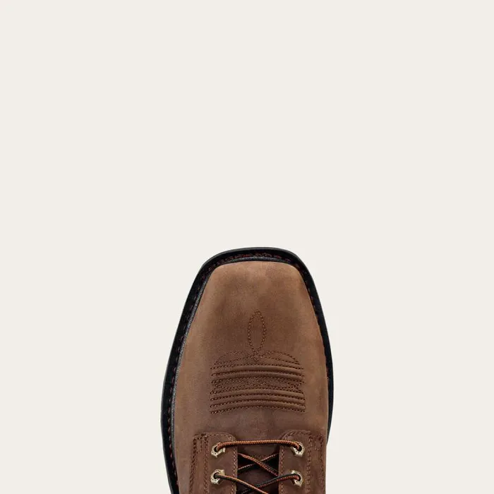 Men Work Boots Ariat Cascade 8034 Wide Square Toe Work Boot Alamo Brown Men Work Boots Ariat Cascade 8034 Wide Square Toe Work Boot Alamo Brown