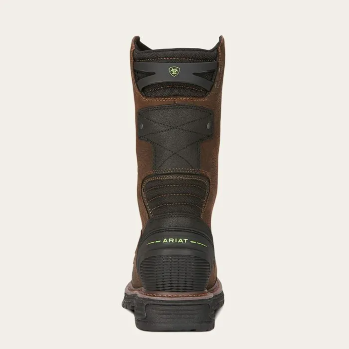 Men Work Boots Ariat Catalyst VX Work Wide Square Toe Waterproof Composite Toe Work Boot Bruin Brown