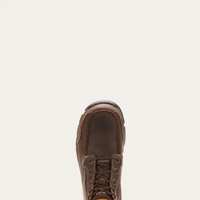 Men Work Boots Ariat Edge LTE Chukka Waterproof Composite Toe Work Boot Dark Brown