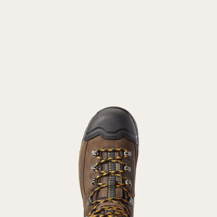 Men Work Boots Ariat Endeavor 6034 Waterproof Work Boot Chocolate Brown Men Work Boots Ariat Endeavor 6034 Waterproof Work Boot Chocolate Brown