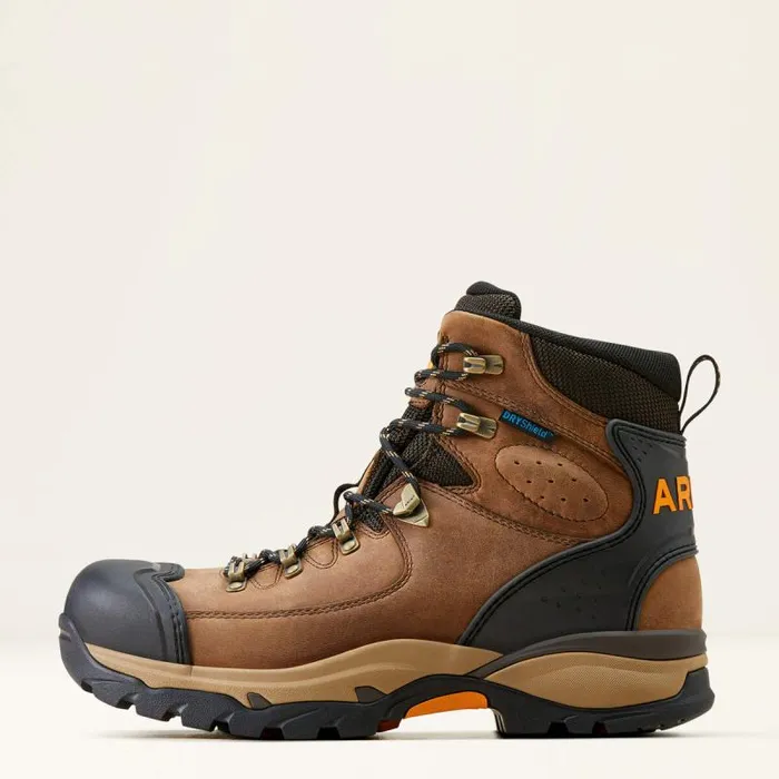 Men Work Boots Ariat Endeavor 6034 Waterproof Work Boot Dusted Brown Men Work Boots Ariat Endeavor 6034 Waterproof Work Boot Dusted Brown