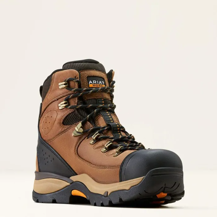 Men Work Boots Ariat Endeavor 6034 Waterproof Work Boot Dusted Brown Men Work Boots Ariat Endeavor 6034 Waterproof Work Boot Dusted Brown