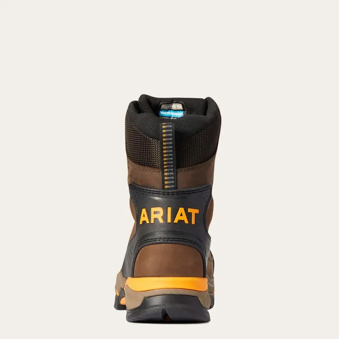 Men Work Boots Ariat Endeavor 8034 Waterproof Carbon Toe Work Boot Chocolate Brown Men Work Boots Ariat Endeavor 8034 Waterproof Carbon Toe Work Boot Chocolate Brown