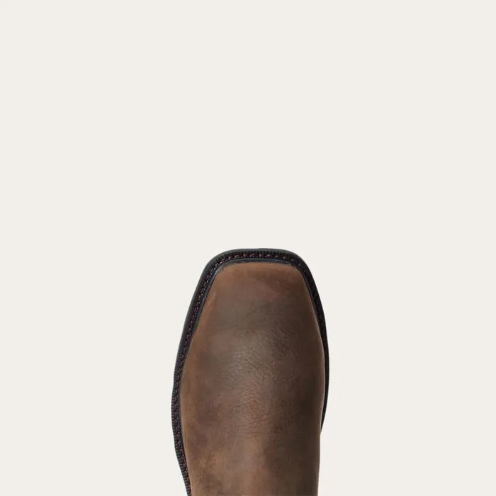 Men Work Boots Ariat Groundbreaker Chelsea Wide Square Toe Waterproof Steel Toe Work Boot Dark Brown Men Work Boots Ariat Groundbreaker Chelsea Wide Square Toe Waterproof Steel Toe Work Boot Dark Brown