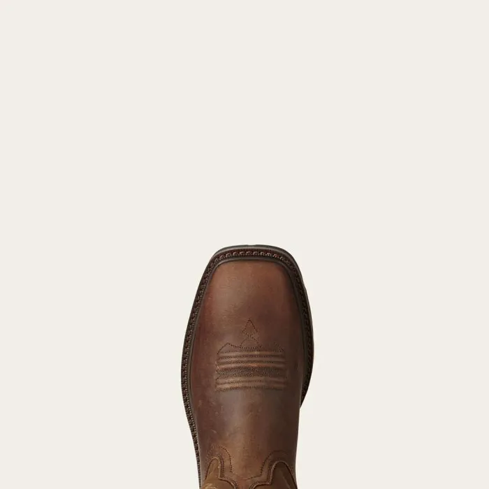 Men Work Boots Ariat Groundbreaker Wide Square Toe Steel Toe Work Boot Brown Men Work Boots Ariat Groundbreaker Wide Square Toe Steel Toe Work Boot Brown