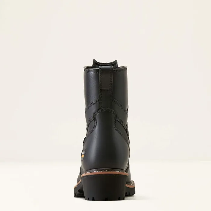 Men Work Boots Ariat Logger Shock Shield Waterproof Work Boot Black Men Work Boots Ariat Logger Shock Shield Waterproof Work Boot Black