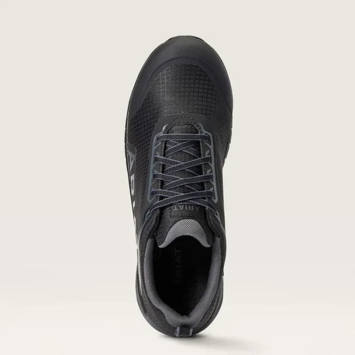 Men Work Boots Ariat Outpace Composite Toe Safety Shoe Black Men Work Boots Ariat Outpace Composite Toe Safety Shoe Black