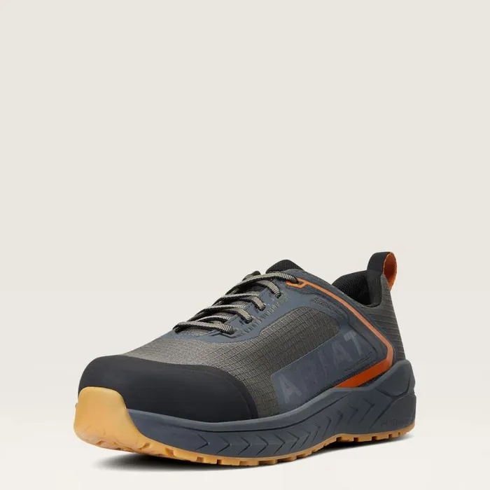 Men Work Boots Ariat Outpace Composite Toe Safety Shoe Gunmetal