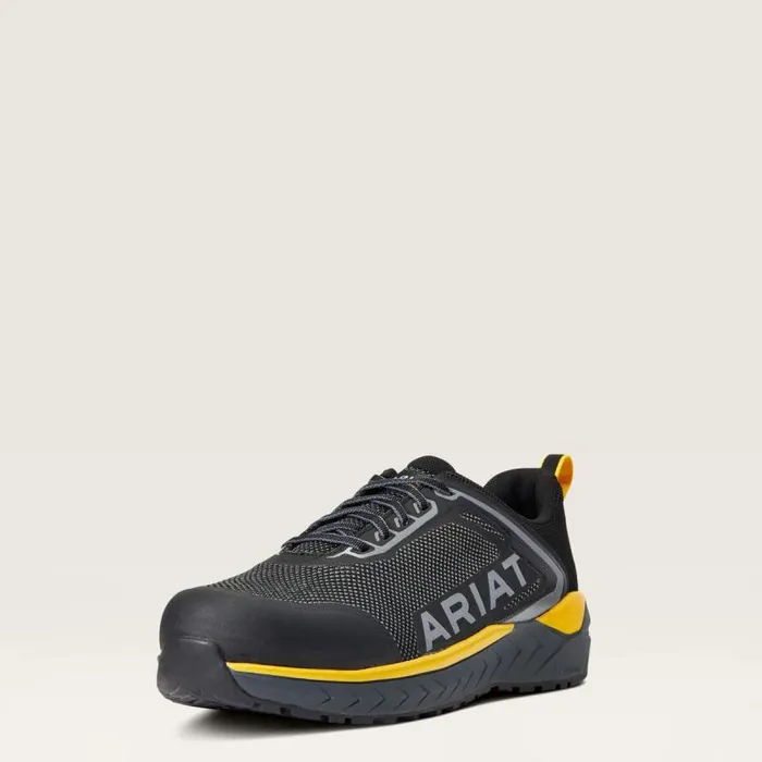 Men Work Boots Ariat Outpace SD Composite Toe Safety Shoe Charcoal