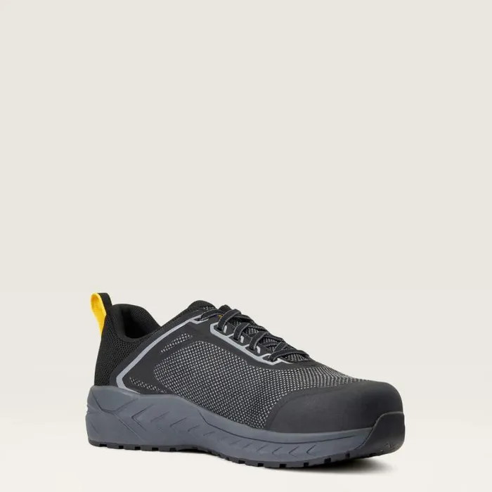 Men Work Boots Ariat Outpace SD Composite Toe Safety Shoe Charcoal Men Work Boots Ariat Outpace SD Composite Toe Safety Shoe Charcoal
