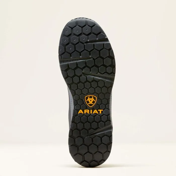 Men Work Boots Ariat Outpace Shift Mid Composite Toe Work Shoe Dark Shadow