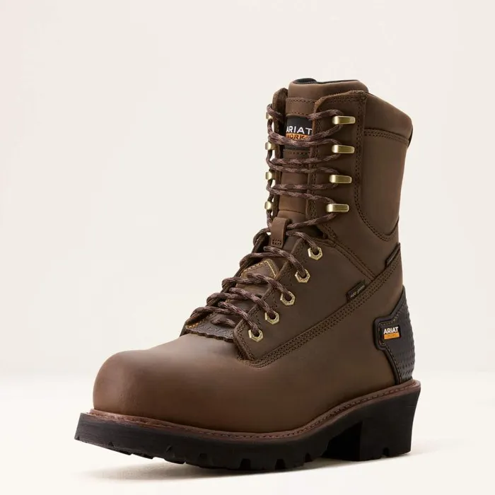 Men Work Boots Ariat Powerline 8034 400G Waterproof 400g Composite Toe Work Boot Oily Distressed Brown Men Work Boots Ariat Powerline 8034 400G Waterproof 400g Composite Toe Work Boot Oily Distressed Brown