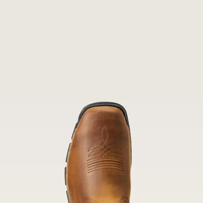 Men Work Boots Ariat Rebar Flex Western VentTEK Incognito Work Boot Dark Earth