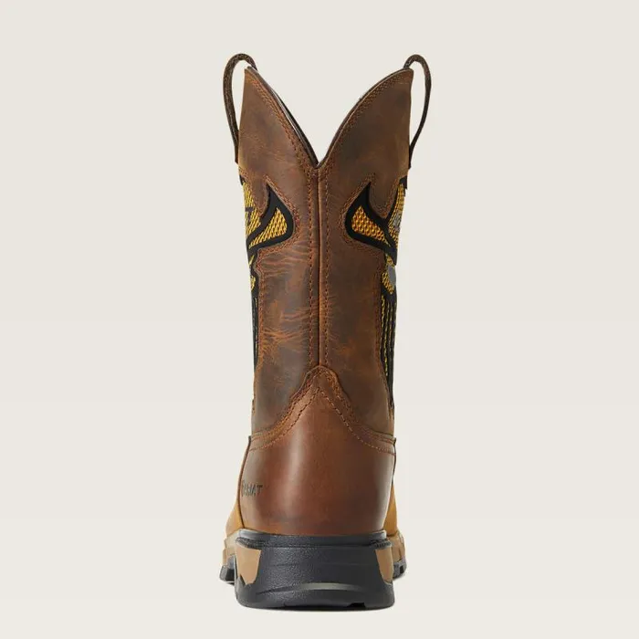 Men Work Boots Ariat Rebar Flex Western VentTEK Incognito Work Boot Dark Earth