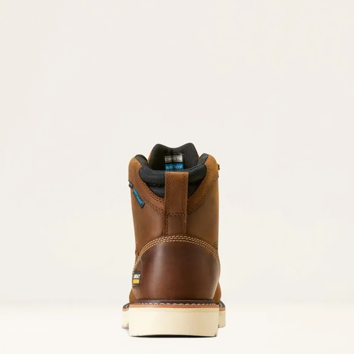 Men Work Boots Ariat Rebar Lift 6034 Waterproof Composite Toe Work Boot Distressed Brown Men Work Boots Ariat Rebar Lift 6034 Waterproof Composite Toe Work Boot Distressed Brown