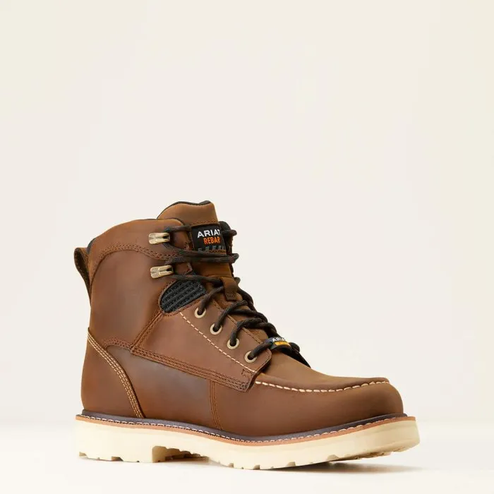 Men Work Boots Ariat Rebar Lift 6034 Waterproof Work Boot Distressed Brown Men Work Boots Ariat Rebar Lift 6034 Waterproof Work Boot Distressed Brown