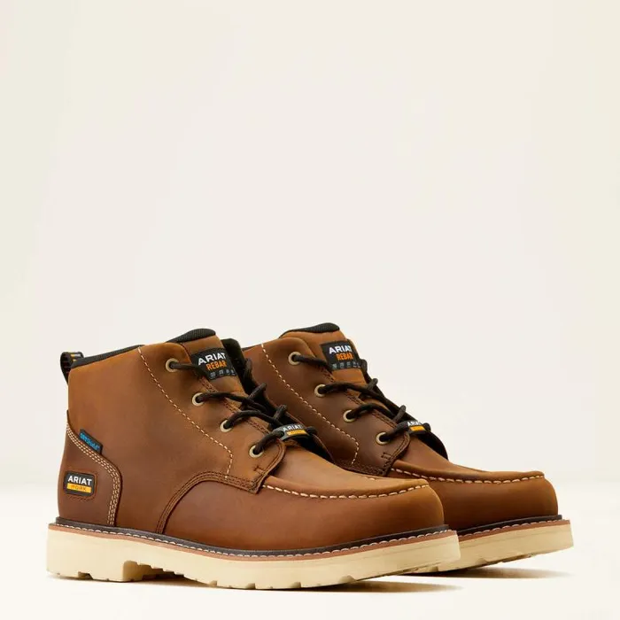 Men Work Boots Ariat Rebar Lift Chukka Waterproof Work Boot Distressed Brown Men Work Boots Ariat Rebar Lift Chukka Waterproof Work Boot Distressed Brown