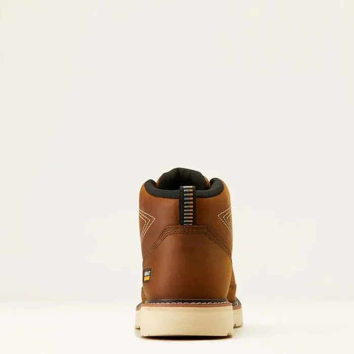 Men Work Boots Ariat Rebar Lift Chukka Work Boot Distressed Brown