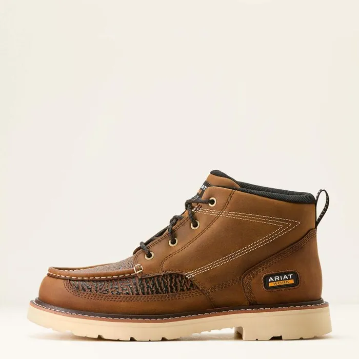 Men Work Boots Ariat Rebar Lift Chukka Work Boot Distressed Brownsharkskin Print Men Work Boots Ariat Rebar Lift Chukka Work Boot Distressed Brownsharkskin Print