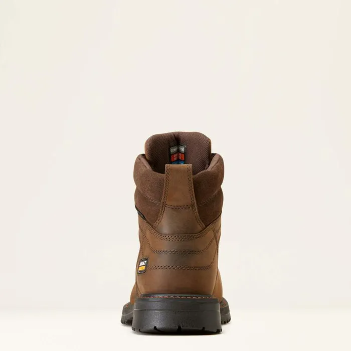 Men Work Boots Ariat RigTEK 6034 CSA Waterproof Composite Toe Work Boot Oily Distressed Brownoily Distressed Br