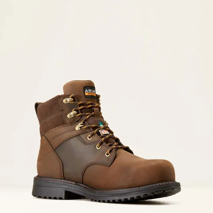 Men Work Boots Ariat RigTEK 6034 CSA Waterproof Composite Toe Work Boot Oily Distressed Brownoily Distressed Br