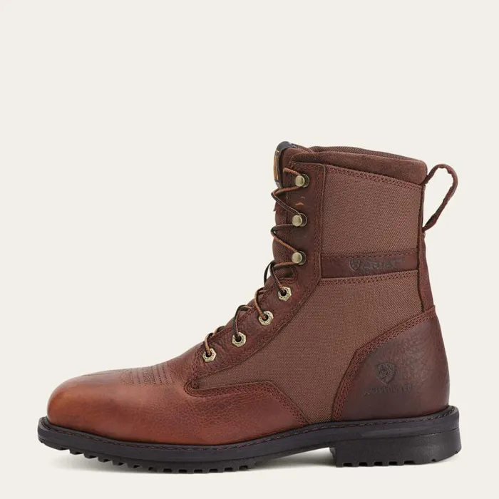 Men Work Boots Ariat RigTek 8034 Wide Square Toe Composite Toe Work Boot Oiled Brown Men Work Boots Ariat RigTek 8034 Wide Square Toe Composite Toe Work Boot Oiled Brown