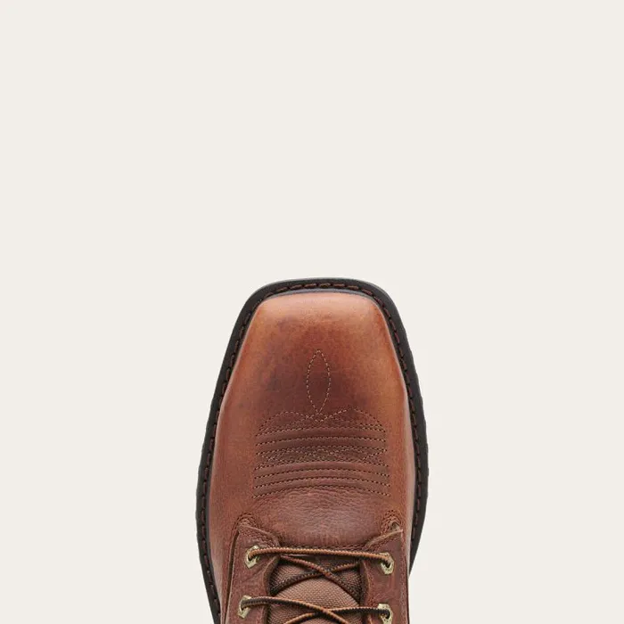 Men Work Boots Ariat RigTek 8034 Wide Square Toe Composite Toe Work Boot Oiled Brown Men Work Boots Ariat RigTek 8034 Wide Square Toe Composite Toe Work Boot Oiled Brown