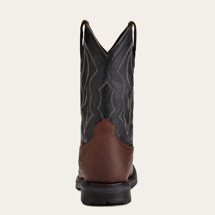 Men Work Boots Ariat RigTek Wide Square Toe Waterproof Composite Toe Work Boot Oiled Brown Men Work Boots Ariat RigTek Wide Square Toe Waterproof Composite Toe Work Boot Oiled Brown