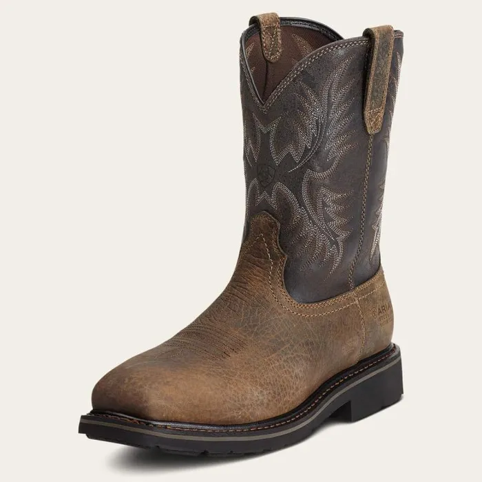 Men Work Boots Ariat Sierra Puncture Resistant Steel Toe Work Boot Earth