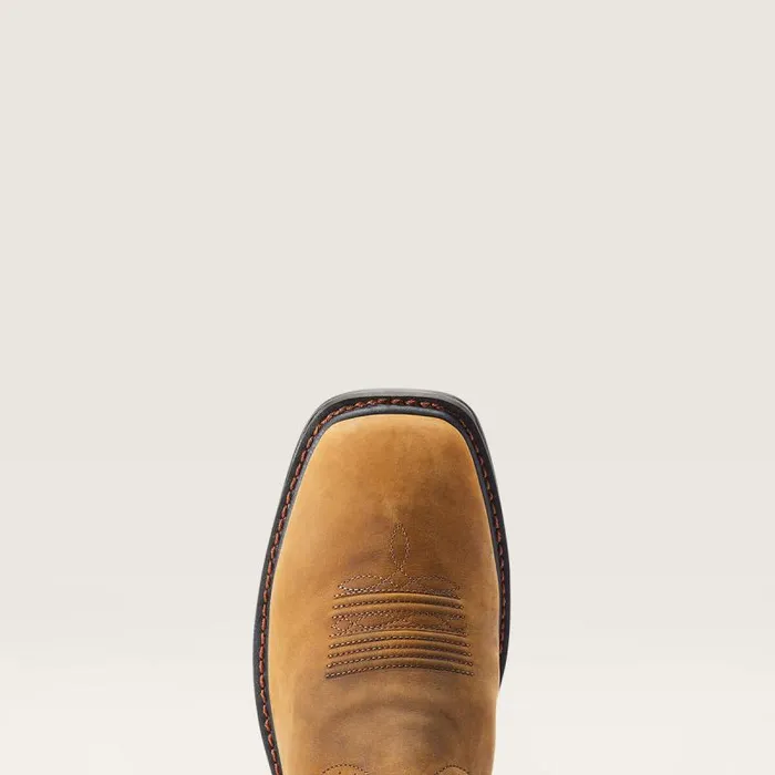 Men Work Boots Ariat Sierra Shock Shield Waterproof Work Boot Distressed Brown Men Work Boots Ariat Sierra Shock Shield Waterproof Work Boot Distressed Brown