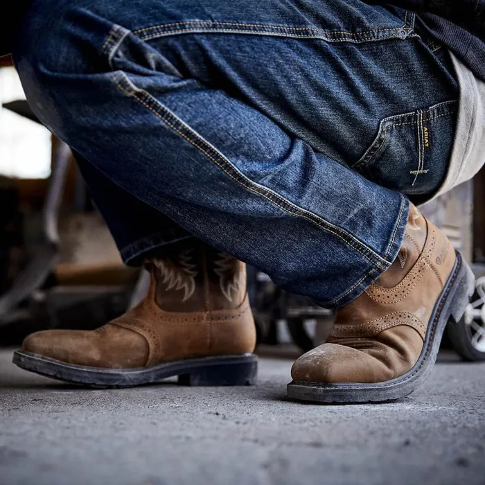 Men Work Boots Ariat Sierra Wide Square Toe Steel Toe Work Boot Aged Bark Men Work Boots Ariat Sierra Wide Square Toe Steel Toe Work Boot Aged Bark