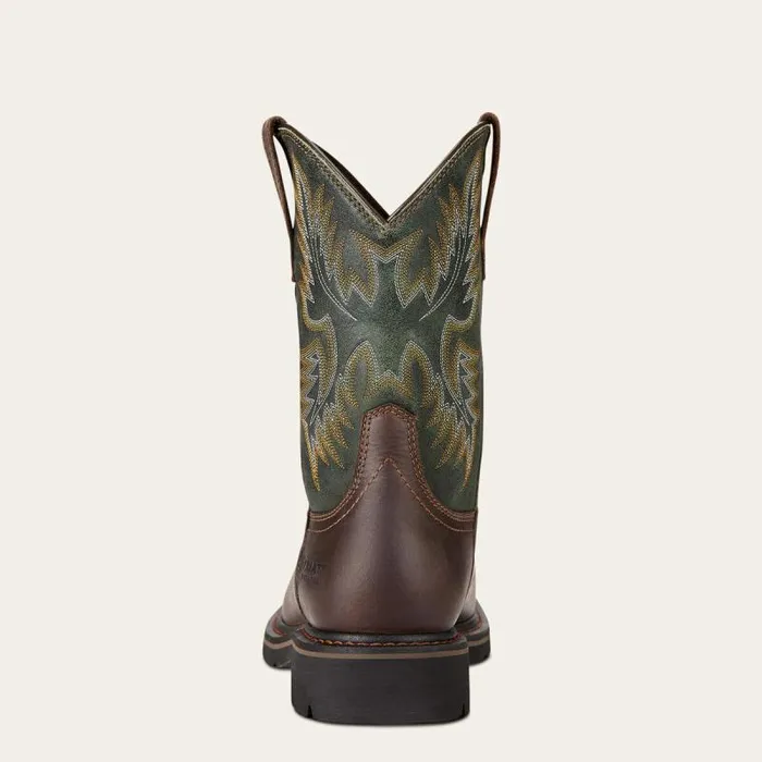 Men Work Boots Ariat Sierra Wide Square Toe Steel Toe Work Boot Dark Brown Men Work Boots Ariat Sierra Wide Square Toe Steel Toe Work Boot Dark Brown