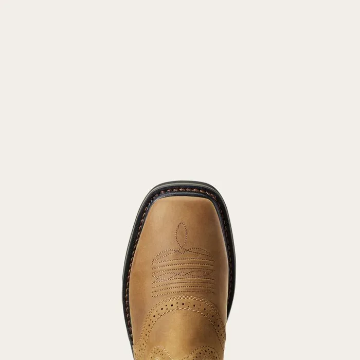 Men Work Boots Ariat Sierra Wide Square Toe Work Boot Aged Bark Men Work Boots Ariat Sierra Wide Square Toe Work Boot Aged Bark