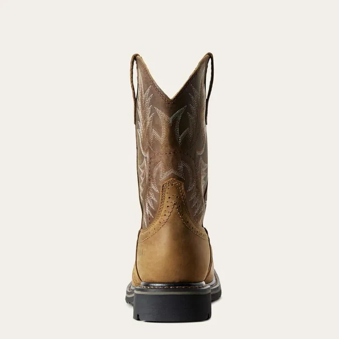 Men Work Boots Ariat Sierra Wide Square Toe Work Boot Aged Bark Men Work Boots Ariat Sierra Wide Square Toe Work Boot Aged Bark